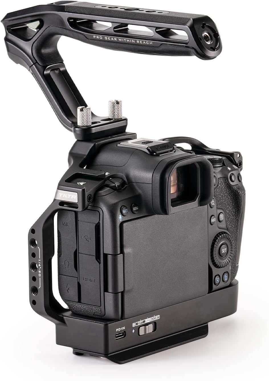 Tilta Camera Cage Base Kit with Cooling System Compatible with Canon R5 Mark II - Black