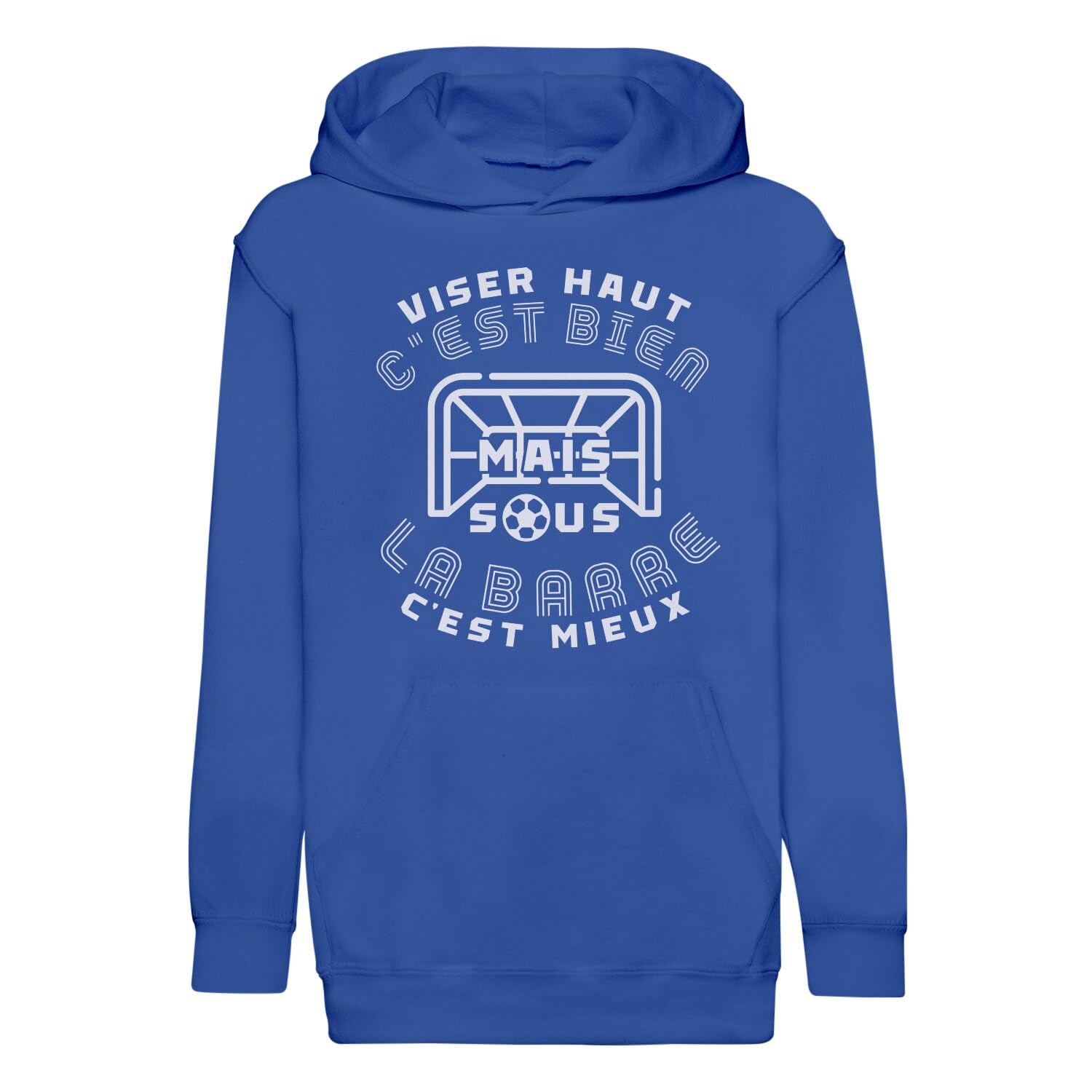 Sweat à capuche enfant sport foot visé haut premium - 4