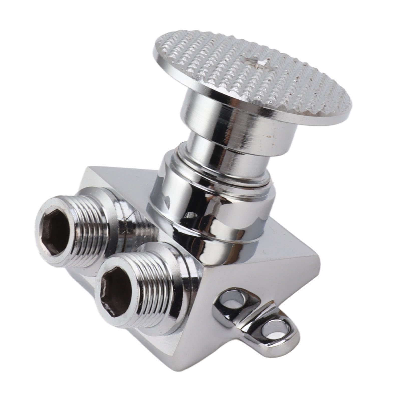 Valvola a pedale in rame, rubinetto senza contatto per controllo mani libere flusso istantaneo installazione semplice ottone resistente adatto cucine bagni
