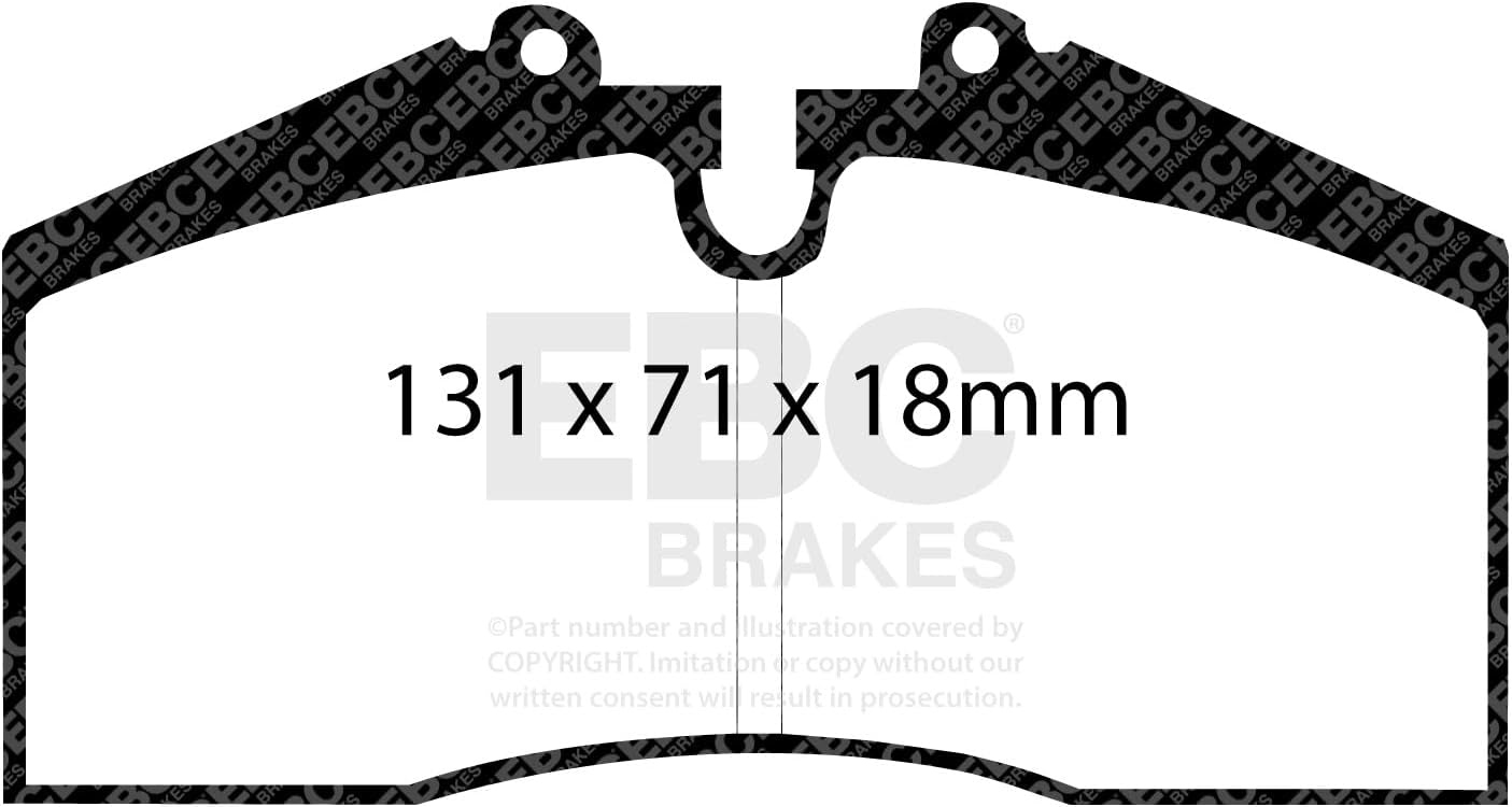 EBC Brakes DP4767R Yellowstuff Street and Track Brake Pad