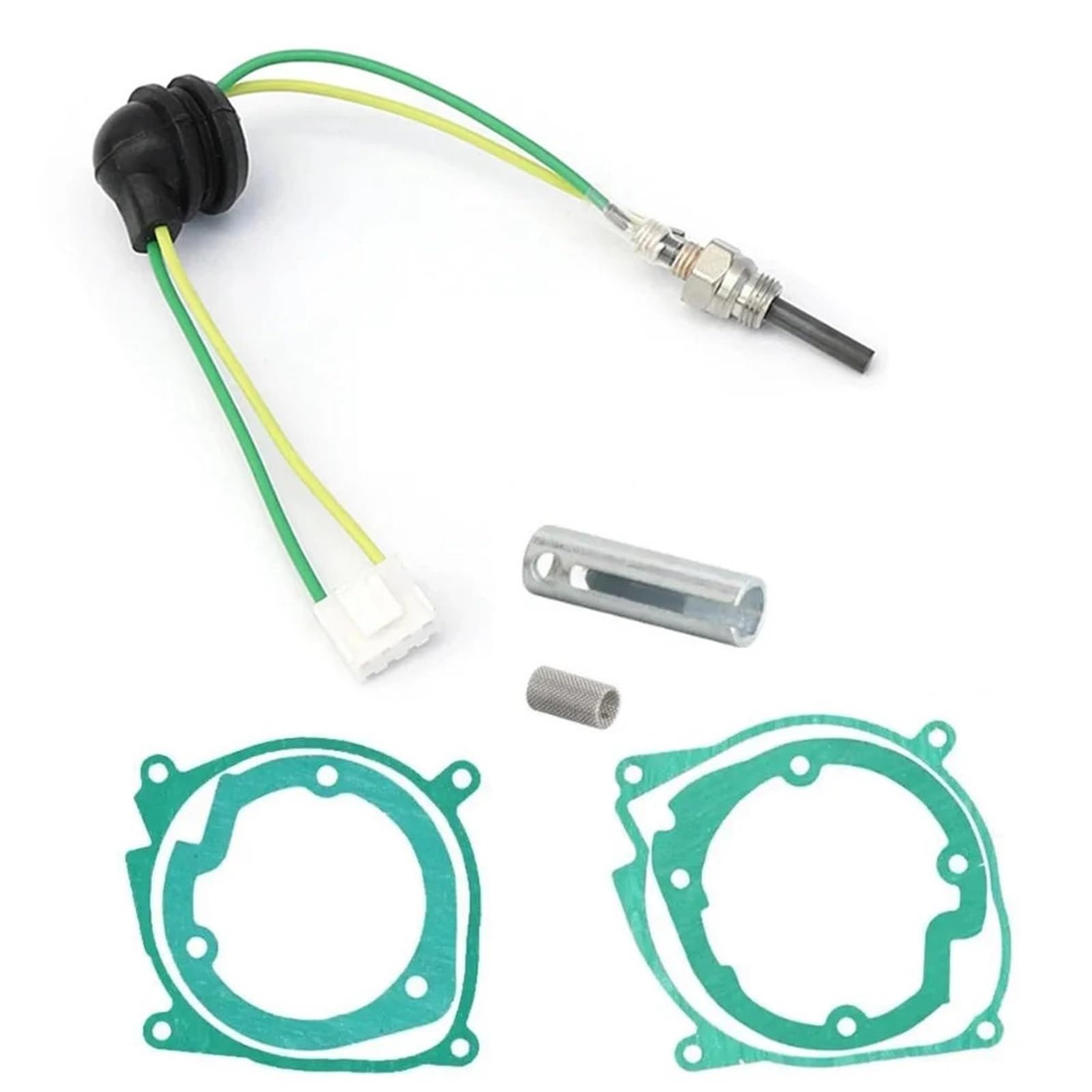 nagrzewnica powietrza 12V 7PCS Samochodowy Air Diesel Ceramic Glow Świece + Zestaw Uszczelek Grzałka 2-8 kW Samochodowy Ogrzewacz Postojowy Akcesoria Samochodowe