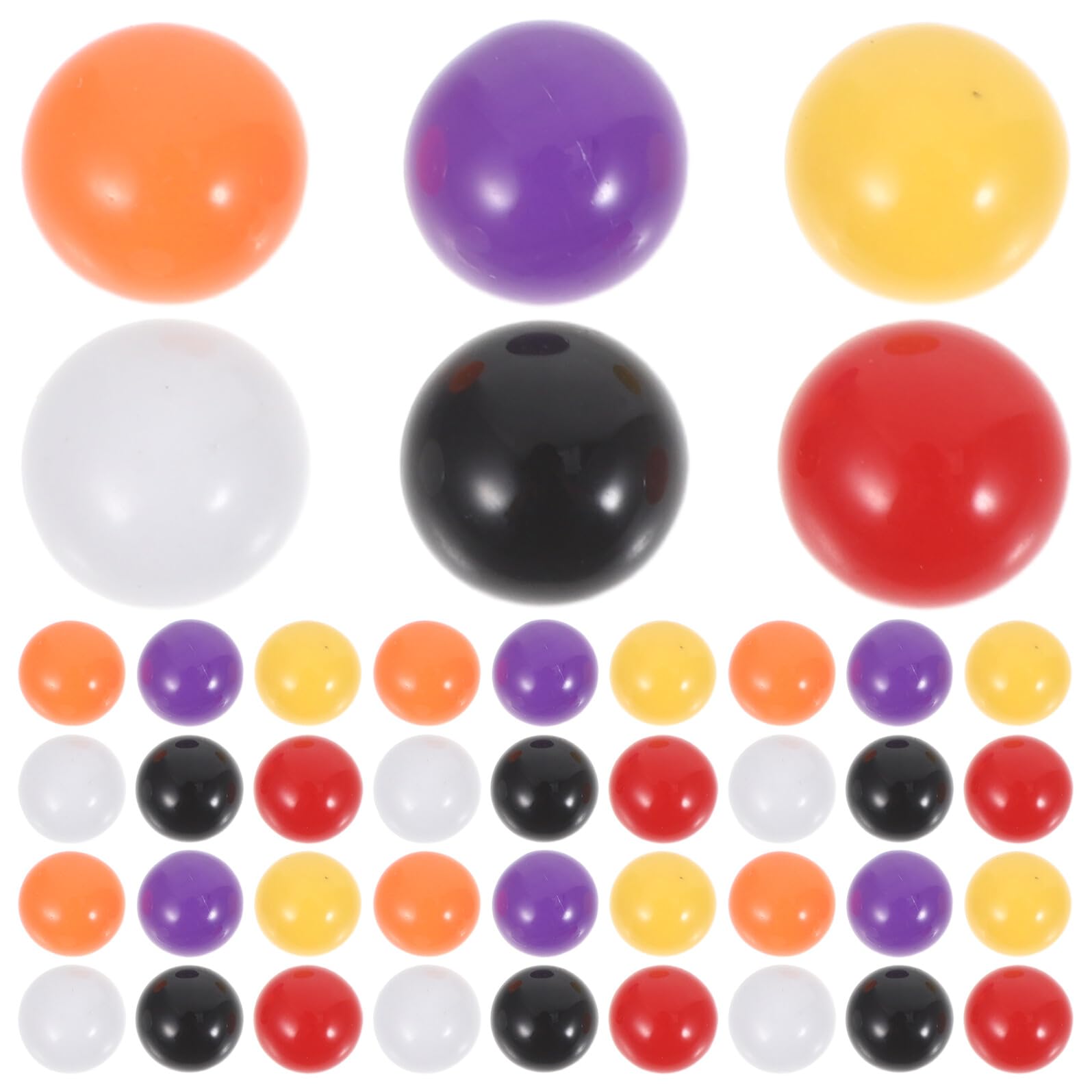 SUPVOX Biglie da Gioco 600 Pezzi 10mm in Plastica per Matematica