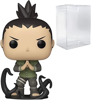 POP Naruto Shippuden - Shikamaru Nara Funko Pop! Vinyl Figure (Bundled with Compatible Pop Box Protector Case) Multicolored 3.75 inches