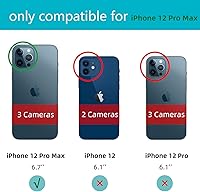 Vista 5 de Aesthetics - Funda para teléfono compatible con iPhone 12 Pro Max, funda protectora de TPU única y moderna con diseño de Dios Ángel para iPhone 12