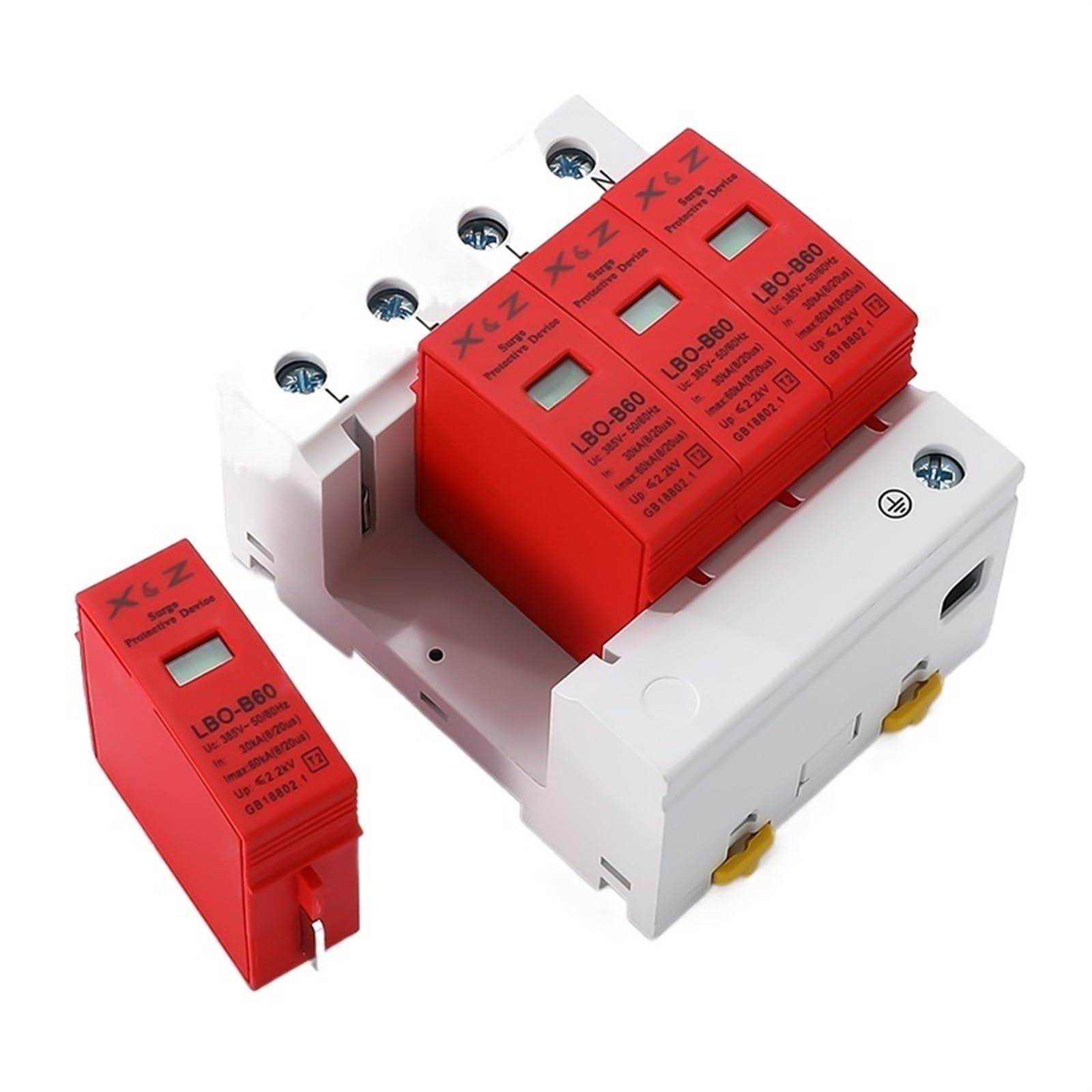 Amazon.co.jp: 1 個 SPD 4P サージプロテクター低電圧 AC 配電