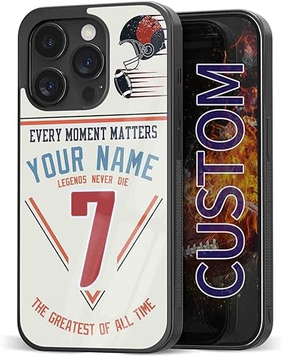 Miniatura 8 de Fundas de teléfono personalizadas con nombre del número Be Legendary Design iPhone 11 12 13 14 Pro Max Plus Mini X Xs Xr Samsung A02 A10 A13 A42 A51