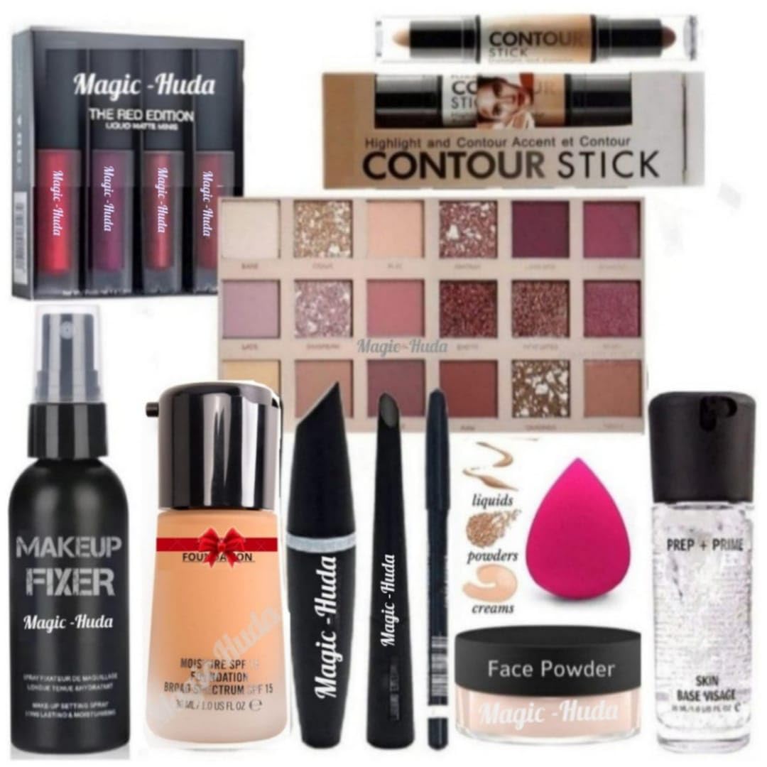 HD Waterproof Makeup Kit Combo For Women & Girls All Products In 1 Kit Set Of 15