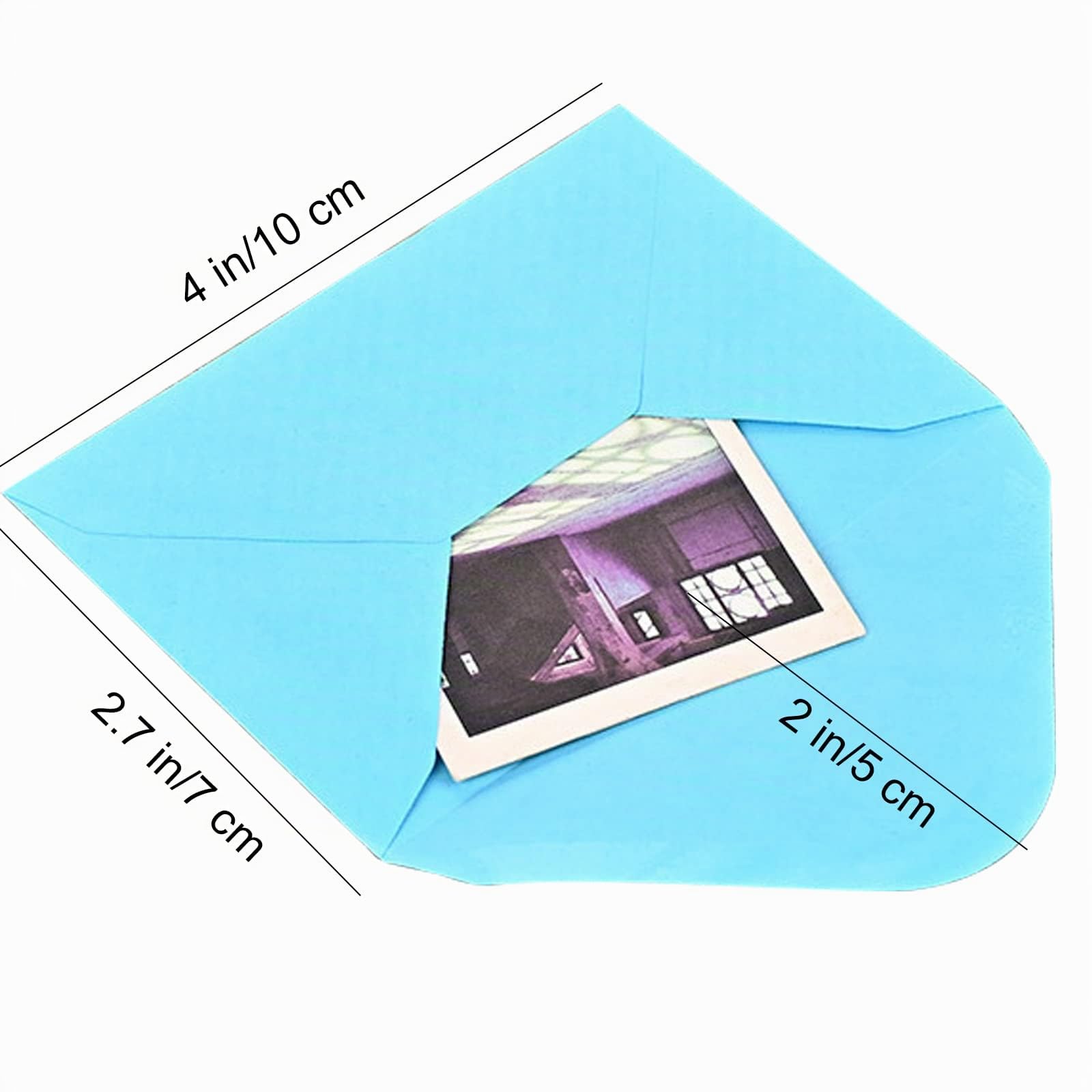 VANRA 150 Pack buste invito con auto-sigillo V Flap Buste Mini per biglietto di compleanno, piccole buste di carta regalo, buste per biglietti da visita (4 x 2,7 pollici)