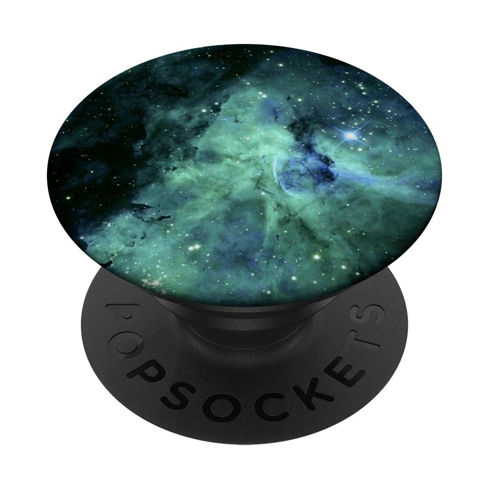 Teal Blue Galaxy Space Nebula PopSockets Adhesive PopGrip