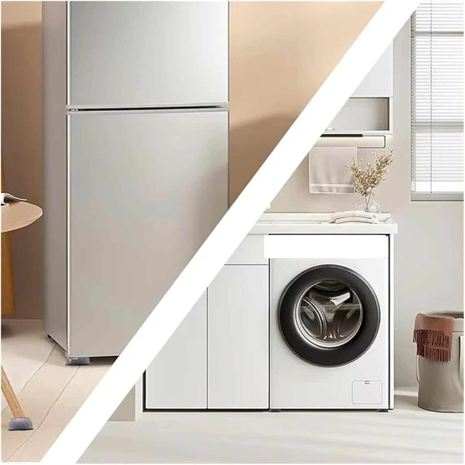 Washing Machine Shock-proof Foot Pads，Base Waterproof Dining Chair Shock-absorbing Mats