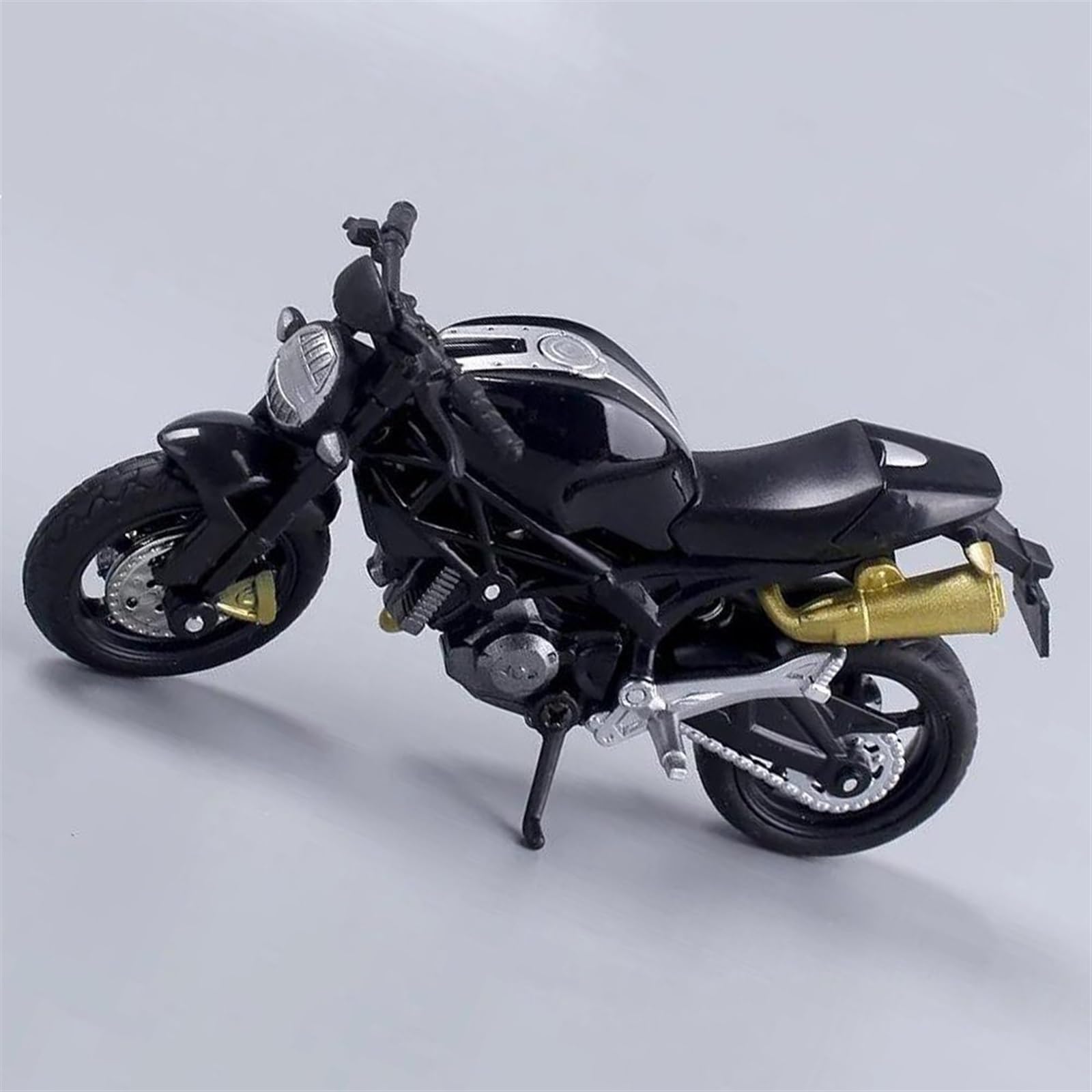 SEYXF Motorbike Toy Motorcycle Simulation Diecast Model Collection Gift 1:18 for Ducati 795 Monster(Black- Silver)