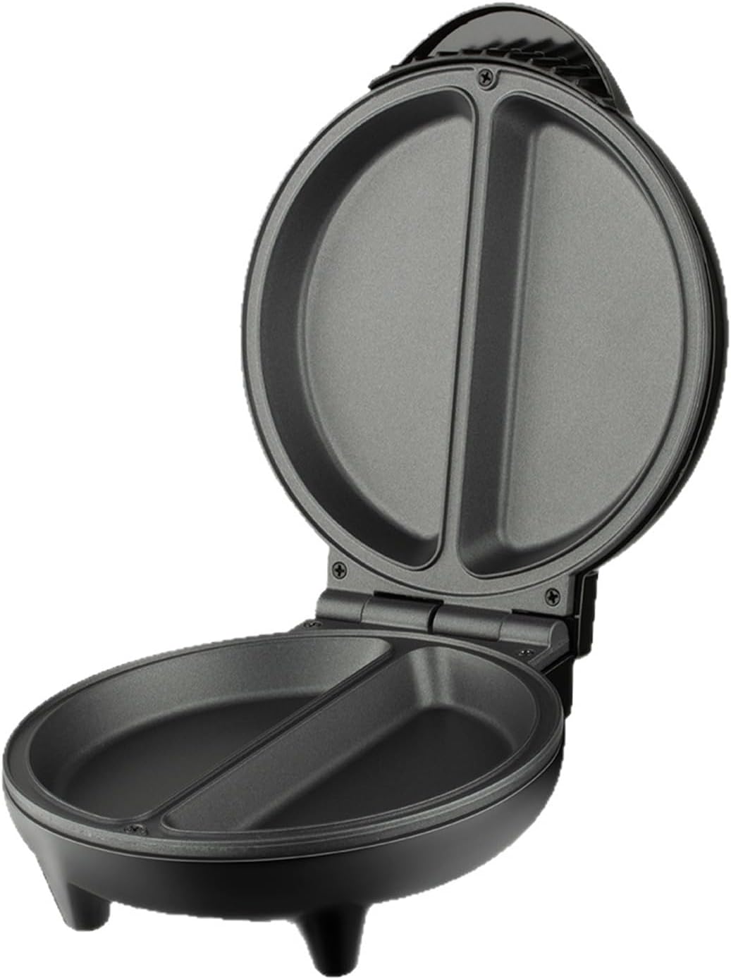 SAKER Dual Zone Electric Omelette Maker - Nonstick Egg Cooker with Even Heating for Omelets, Breakfast Sandwiches & Snacks, Compact Design