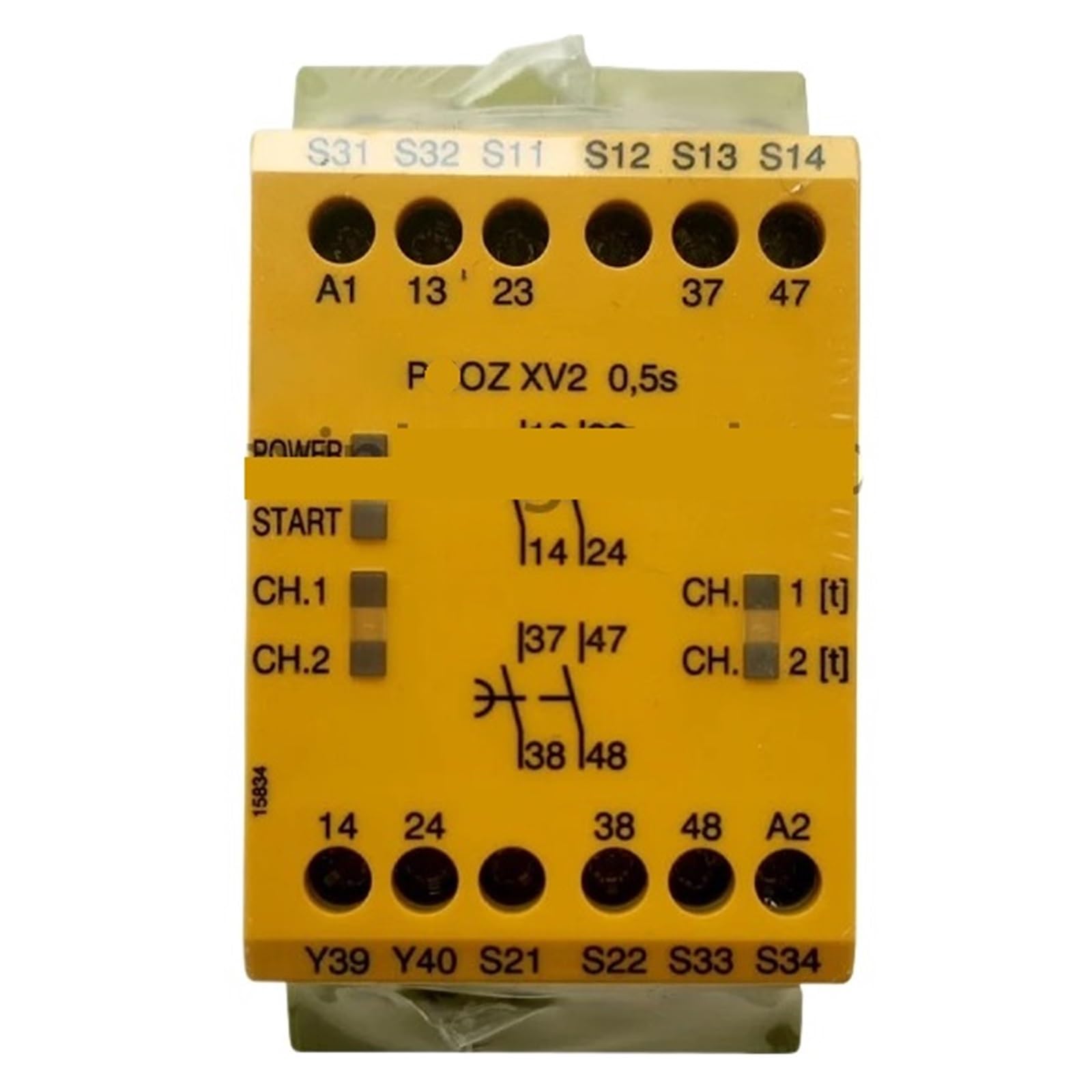 Module relais PNOZXV2 Pilz 774504 temporisé 24VDC pour sécurité industrielle