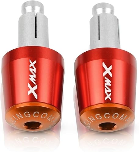 Motocicleta Accesorios para Xmax 78 "22MM manillar mano Grips mango bar extremo tapa para Yamaha Xmax 125 250 300 400 X MAX 2017 mango extremo