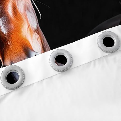 Miniatura 6 de Erosebridal Cortina de ventana de caballo, cortinas de caballo occidental, cortinas de ventana de animales salvajes, tratamiento de ventana de moda