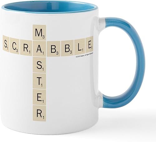 Miniatura 67 de CafePress Scrabble Champion - Taza de café de cerámica (11.0 fl oz) 2-Blanco/Negro Interior - Scrabble Champion,Blanco - Logo,Blanco - Logo
