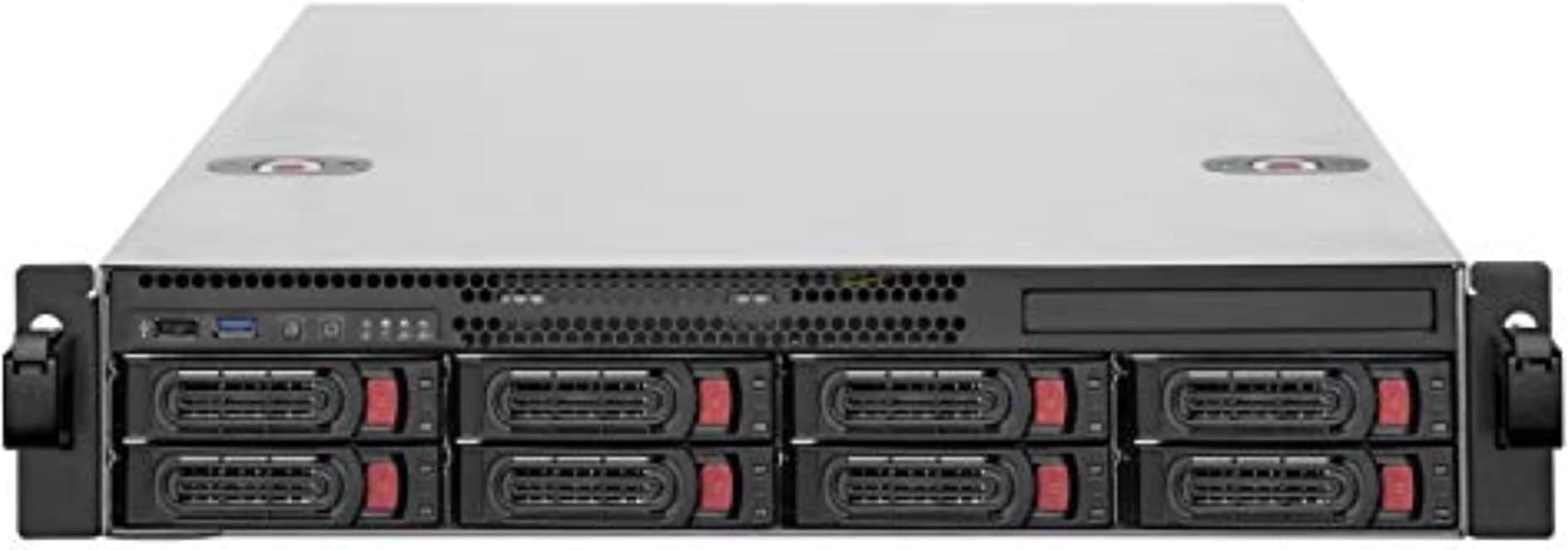 Technology RM22-308 Silverstone 2U 8-Bay 2.5" / 3.5" HDD/SSD rackmount Storage Chassis with Mini-SAS HD SFF-8643 12 Gb/s Interface