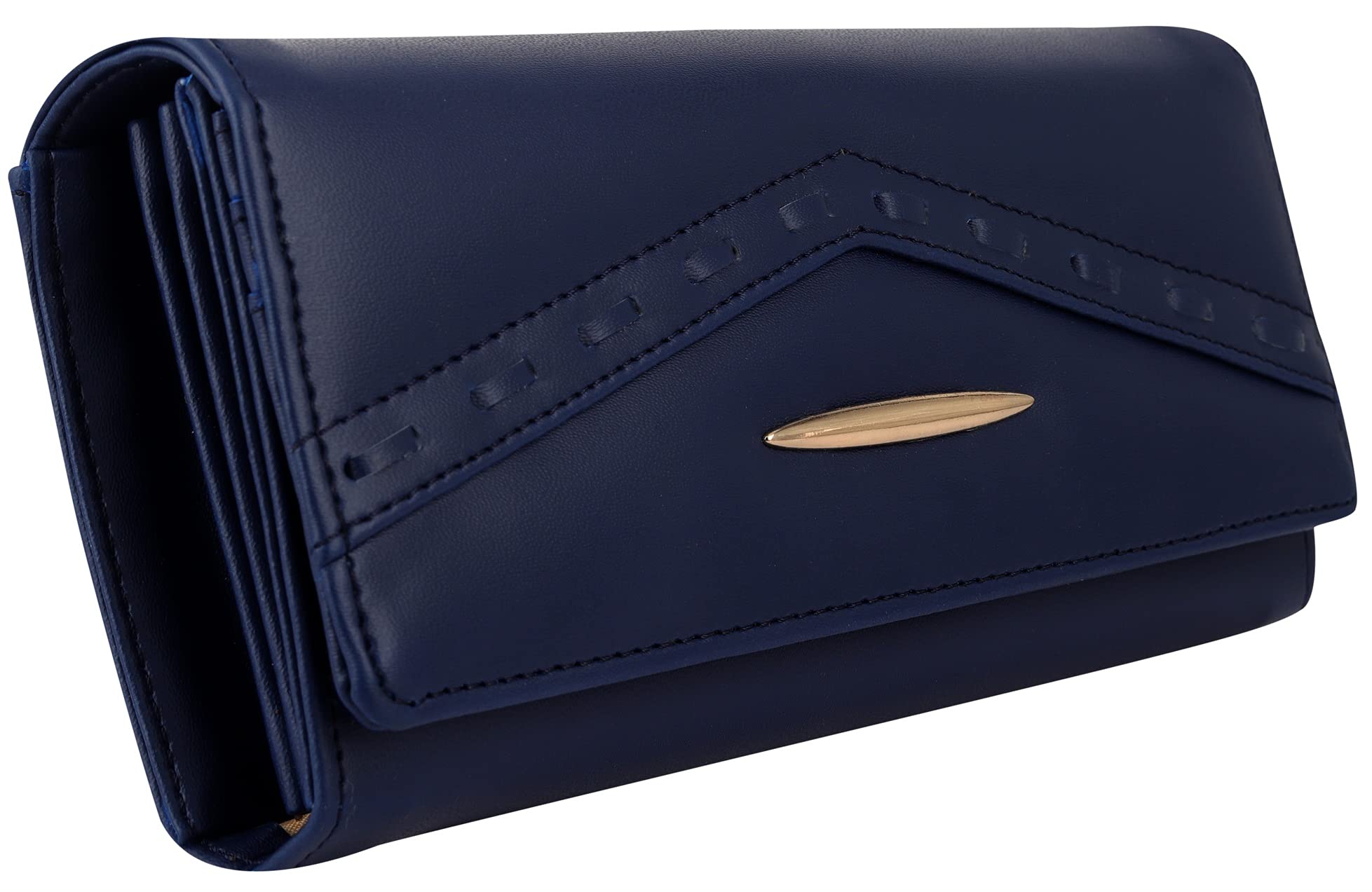 YESSBENZA Womens and Girls Synthetic Faux Leather Wrist Two-fold Hand Clutch Cum Mobile Handbags Purse (YAFC-0602BLUE3) (B09B6F9V1F) Amazon Price History, Amazon Price Tracker