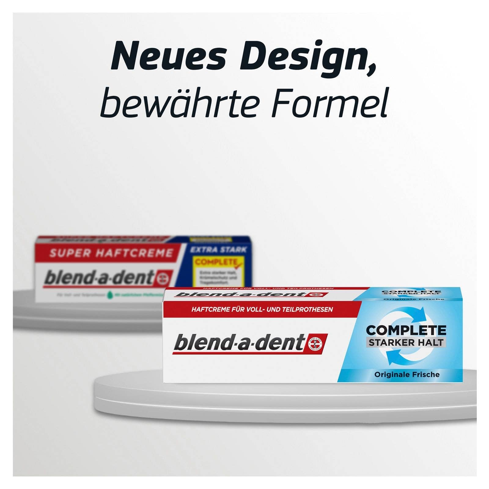Blend-a-dent - Crema adhesiva extra fuerte (70 g, 6 unidades de 70 g)