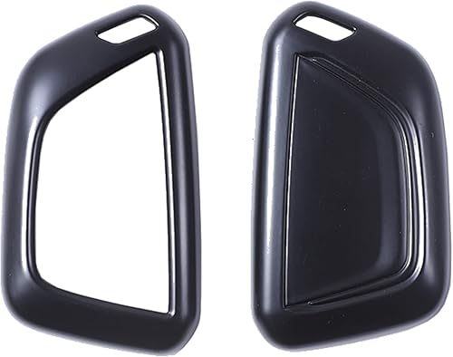 Funda para llavero para Corvette C8 2020-2024, funda de llave inteligente ABS con control remoto, accesorios para llavero, 1 unidad (negro mate)