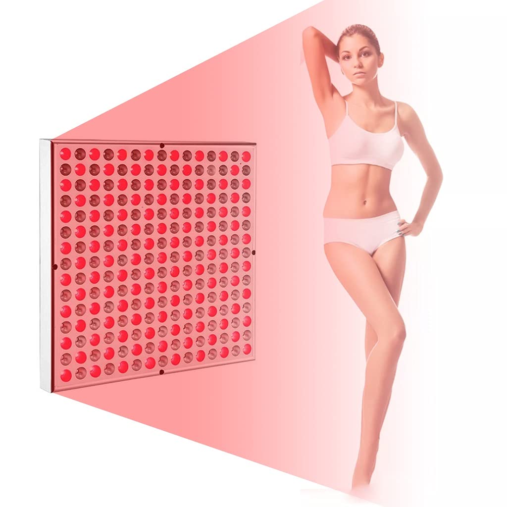Terapia della Luce Rossa 45W,per Alleviare Il Dolore,Anti Invecchiamento della Pelle,Deep Red 660nm e 850nm Vicino All'infrarosso Pannello di Terapia LED,Uso Domestico di Grado Clinico