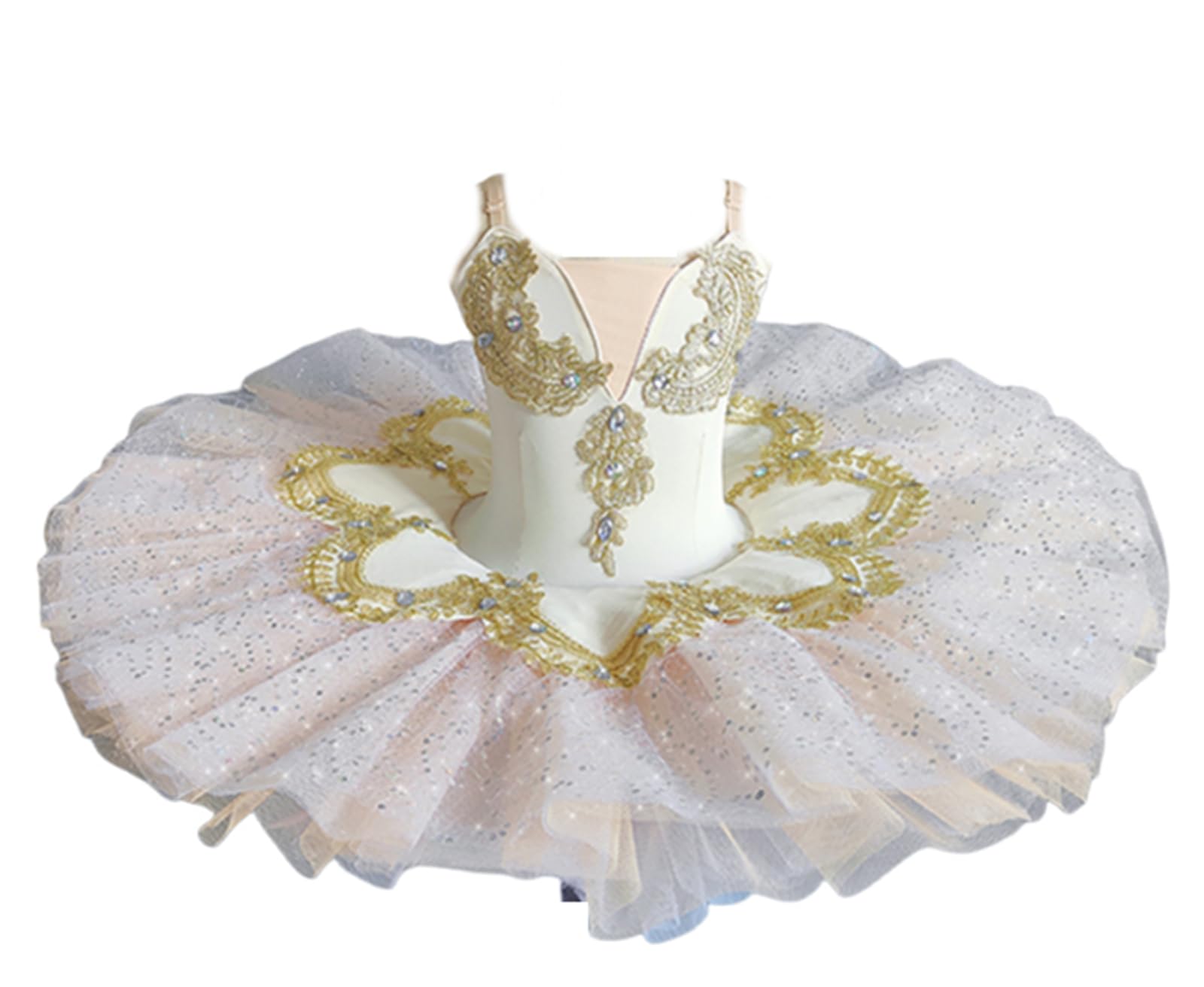 Tutú de Ballet para niñas, Disfraz de Princesa Bailarina, Elegante Vestido de tutú de Ballet, Leotardo con Falda para Danza