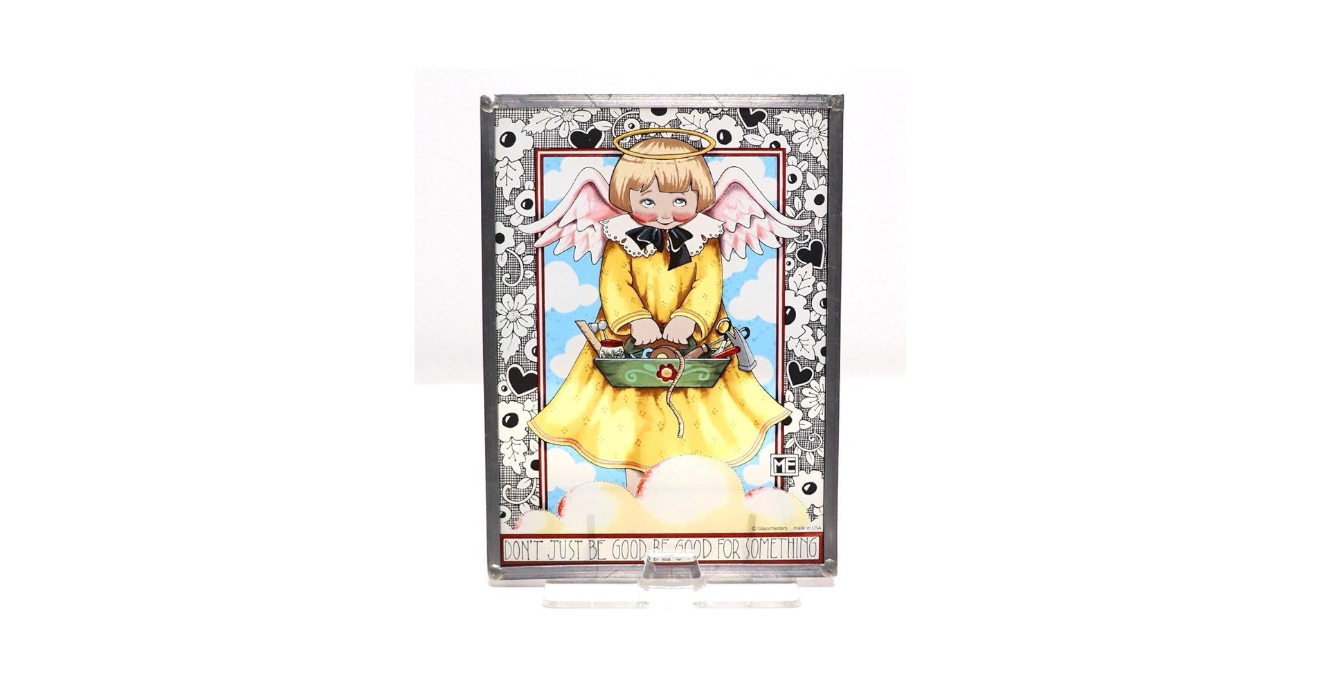 メアリー・エンゲルブライト ステンドグラス ハート グラスマスターズ社 メアリー・エンゲルブライト ステンドグラス ハート グラス