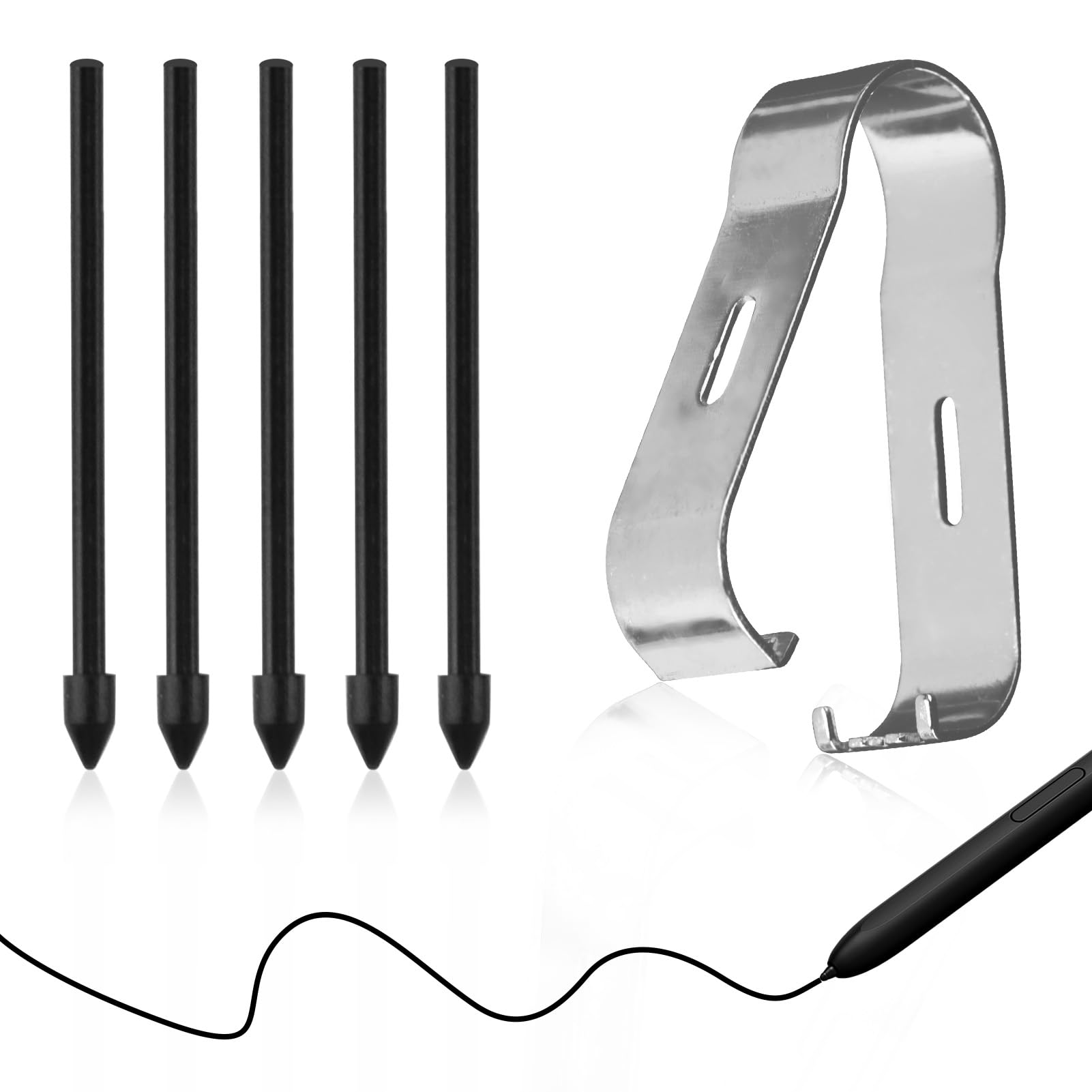 Samsung S Pen Ricambio Set 5 Punte Originali Galaxy Tab S9/S8/S7/S6 Lite/S6/Note20/Note10/S22U/S23U