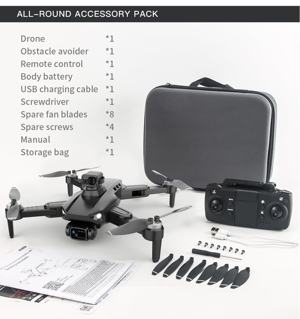 Drone RC LYZRC L900 SE MAX GPS 4K WiFi 5G FPV Brushless Nero – Drone Pieghevole con Return Home