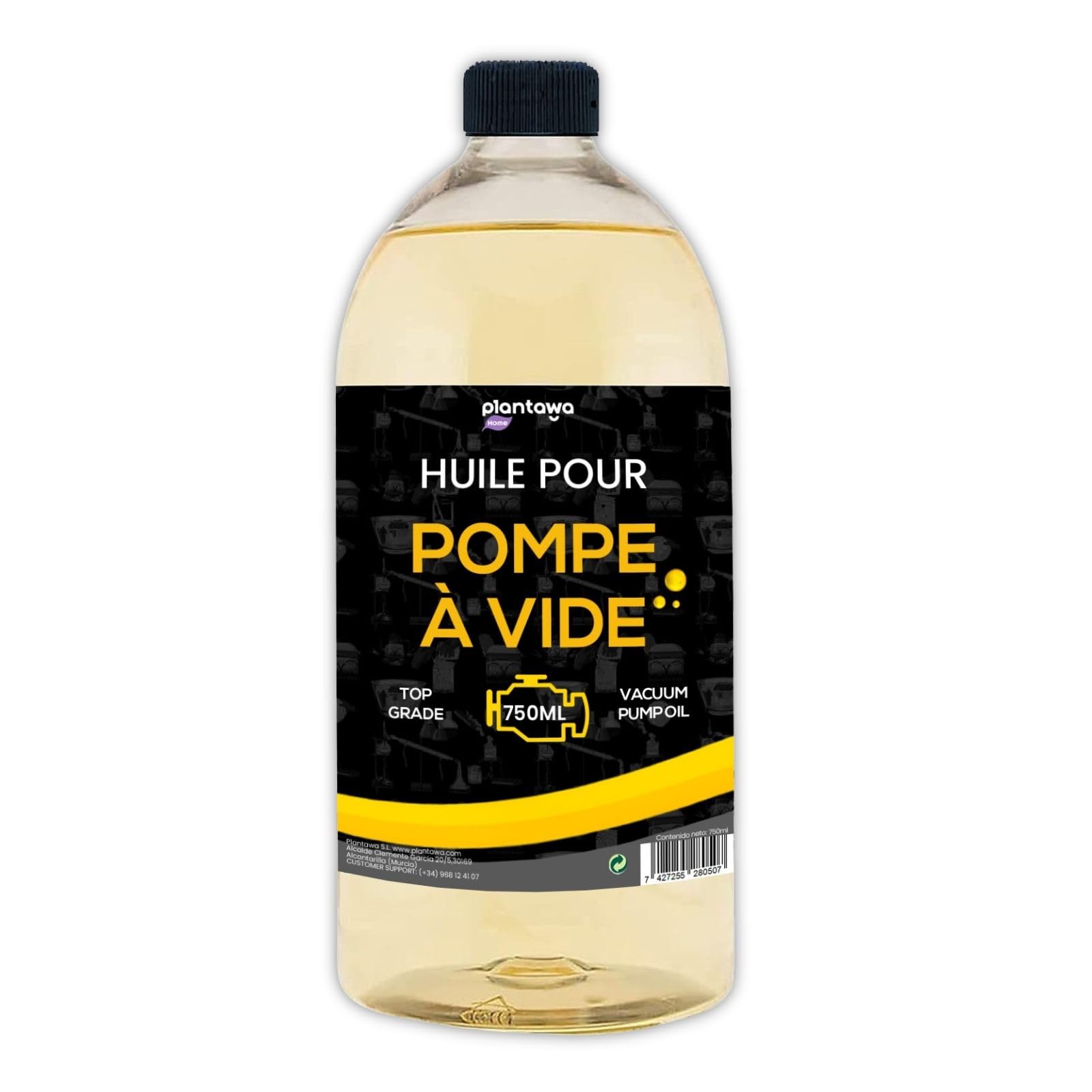 Huile pour pompe à vide universelle 750 ML pour climatisation et systèmes rotatifs