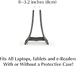 Nexstand K11 Vertical Laptop Stand for Desk,White Desktop Notebook Dock,Vertical Laptop Holder Space-Saving Organizer for All MacBook, Surface, Samsung, HP, Dell, ipad, Kindle
