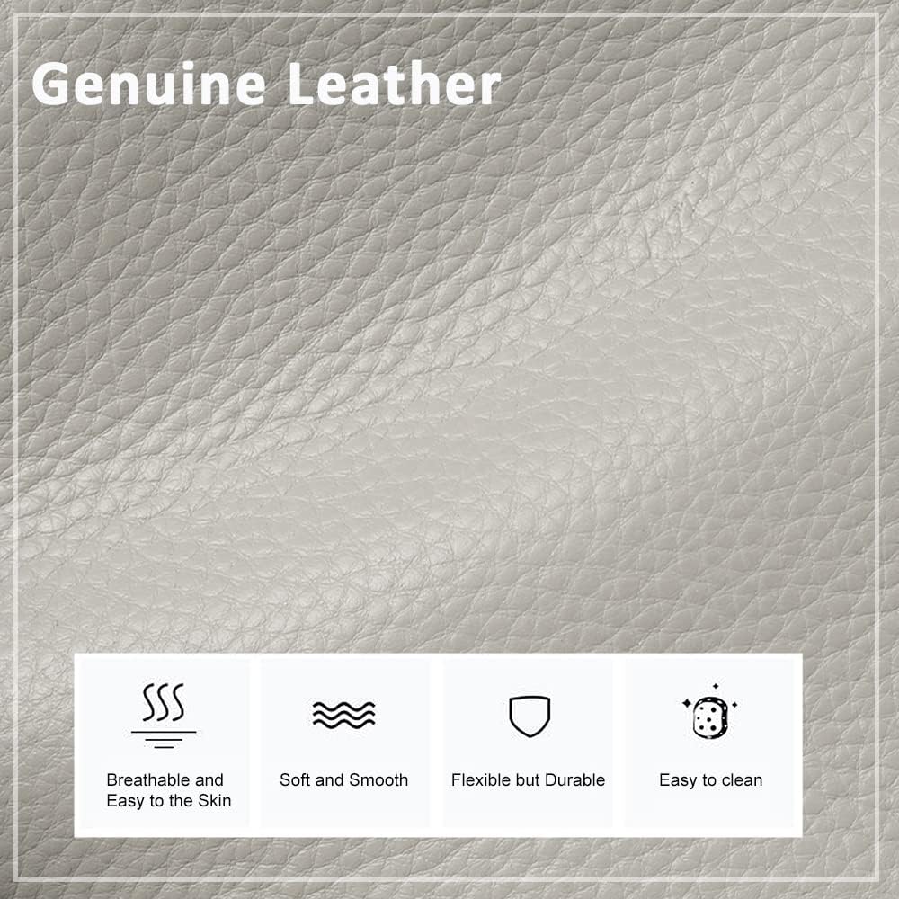 befen Small Genuine Leather Crossbody Purses for Women Trendy Travel Shoulder Handbags with Multiple Zipper Pockets - Image 7