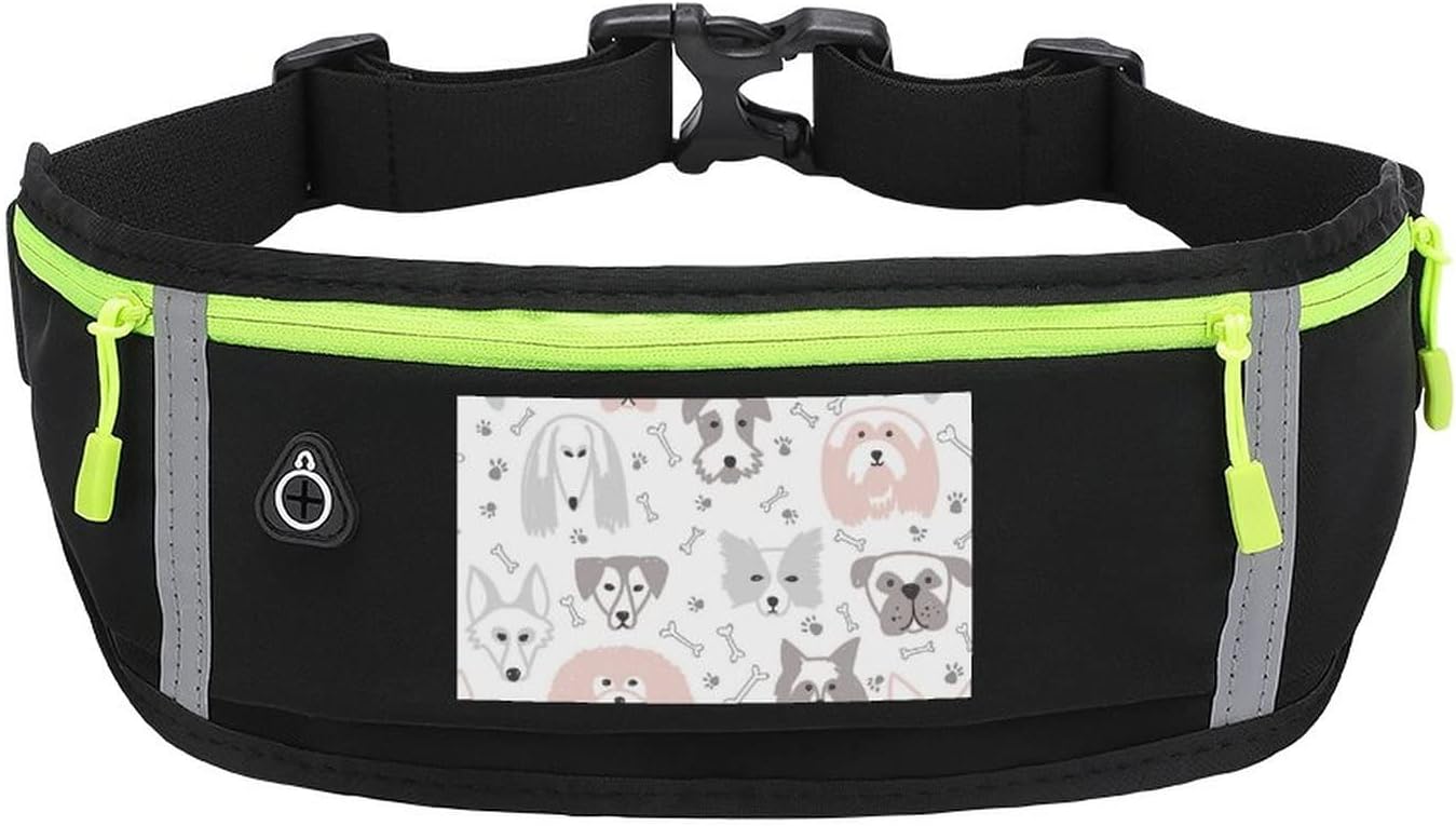 スポーツウエストパック ランニングポーチ 萌え かわいい 動物柄 ウエストポーチ ヒップバッグ 斜めがけバッグ ボディバッグ 腰ポーチ 釣りバッグ 調節可 ウエストバンド 収納バッグ 多機能 ショッピングバッグ 旅行 ハイキング ランニング アウトドアスポーツ ワーク