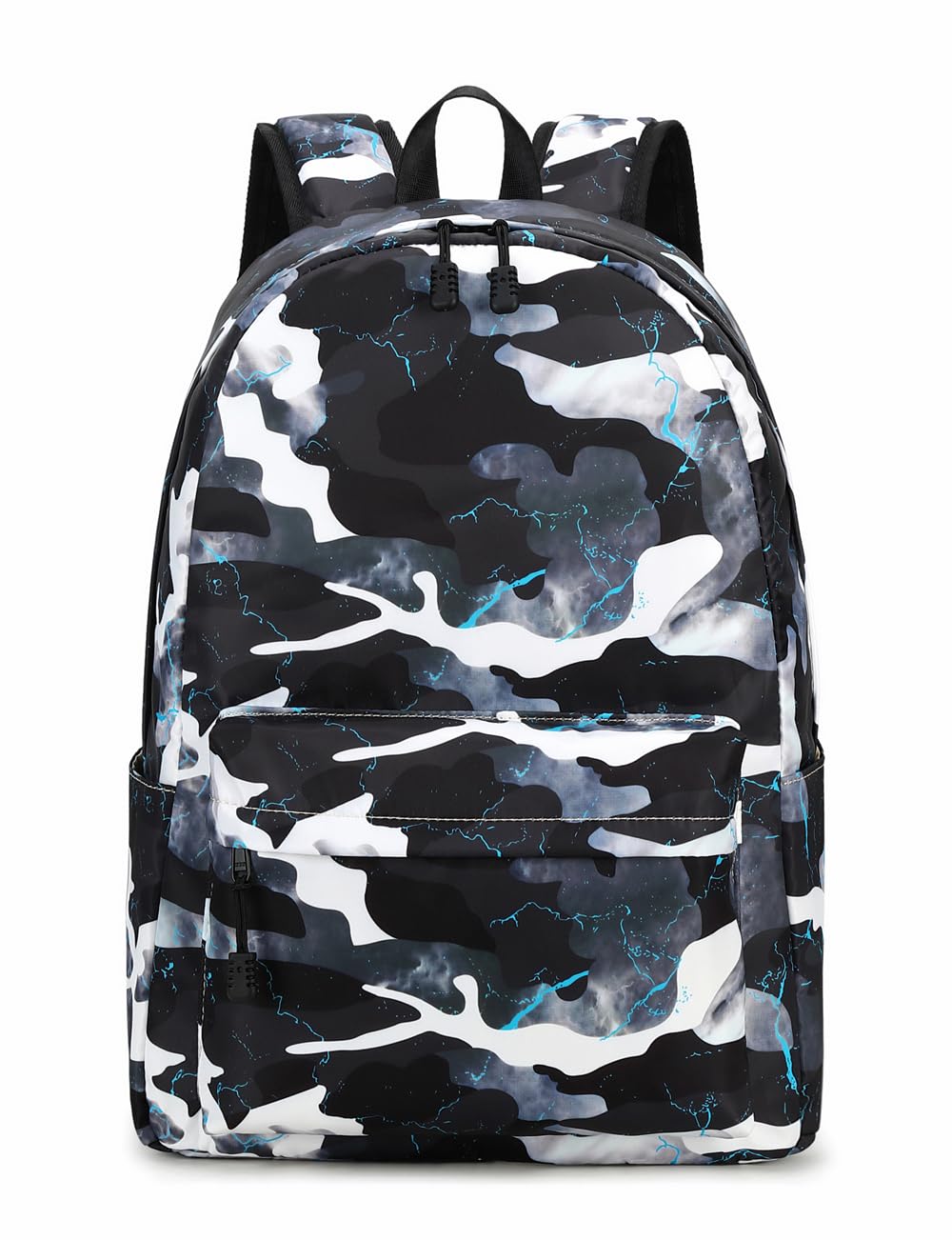 Lmwzh Backpack For Boys Girls Elementary Waterproof teen School Bags Kids Bookbag Lightweight Camo Black