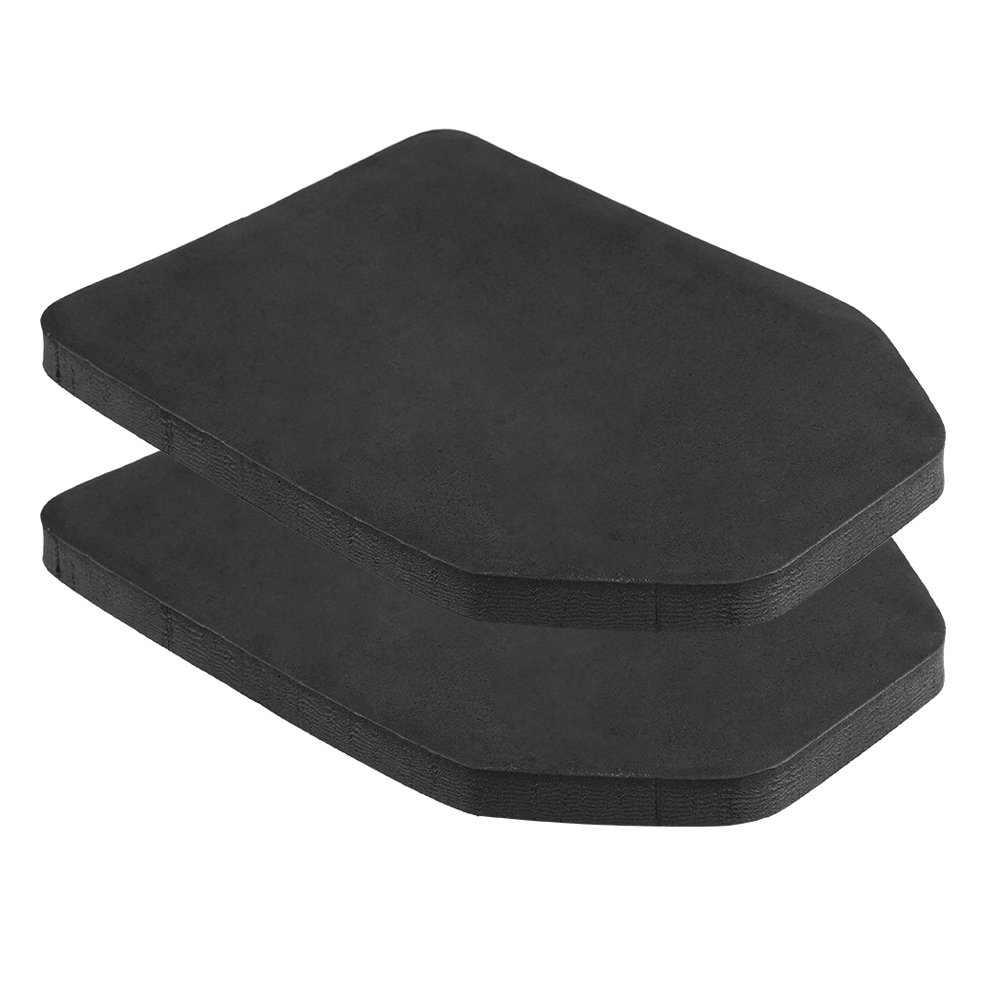 Veste Tactique Protection Pad, 2 Pcs EVA Léger Assiette Ensemble Airsoft Paintball Gilet Protection Retour Protection Pad Grand Accessoire pour Airsoft Et Paintball