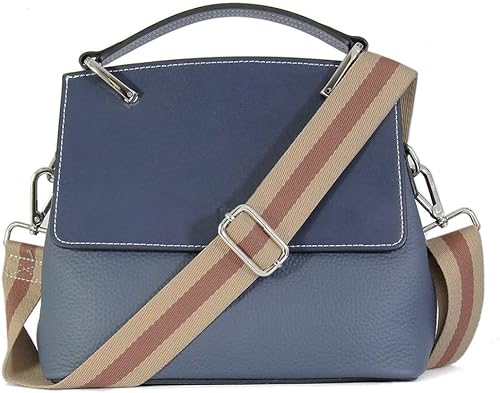 Miniatura 109 de Kolti Correa de repuesto para bolso, bolso cruzado a rayas anchas ajustables Hebilla de oro-04