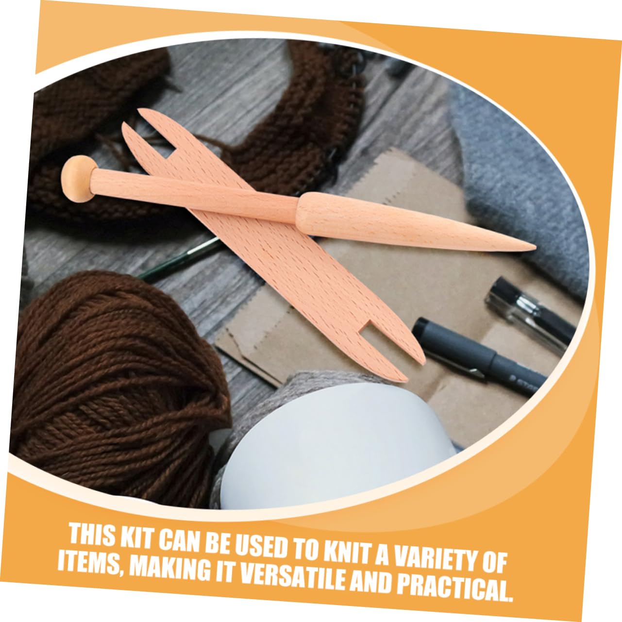 HAWILLOSCH 1ensemble Outils De Tapisserie Kit De Et Aiguilles à Tricoter Pour Bricolage Et Manuelles Accessoires De Idéaux Pour Débutants