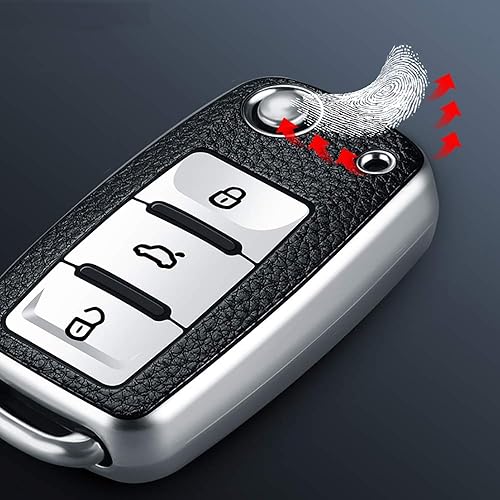 Miniatura 4 de ontto Funda con tapa para llavero para Volkswagen Passat Tiguan