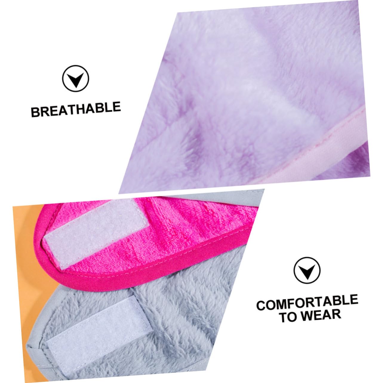 DOITOOL 12pezzi Fasce Per Makeup Microfibra Eleganti Fasce Elastiche Per Lavaggio Viso Trucco e Yoga Per Donne e Ragazze