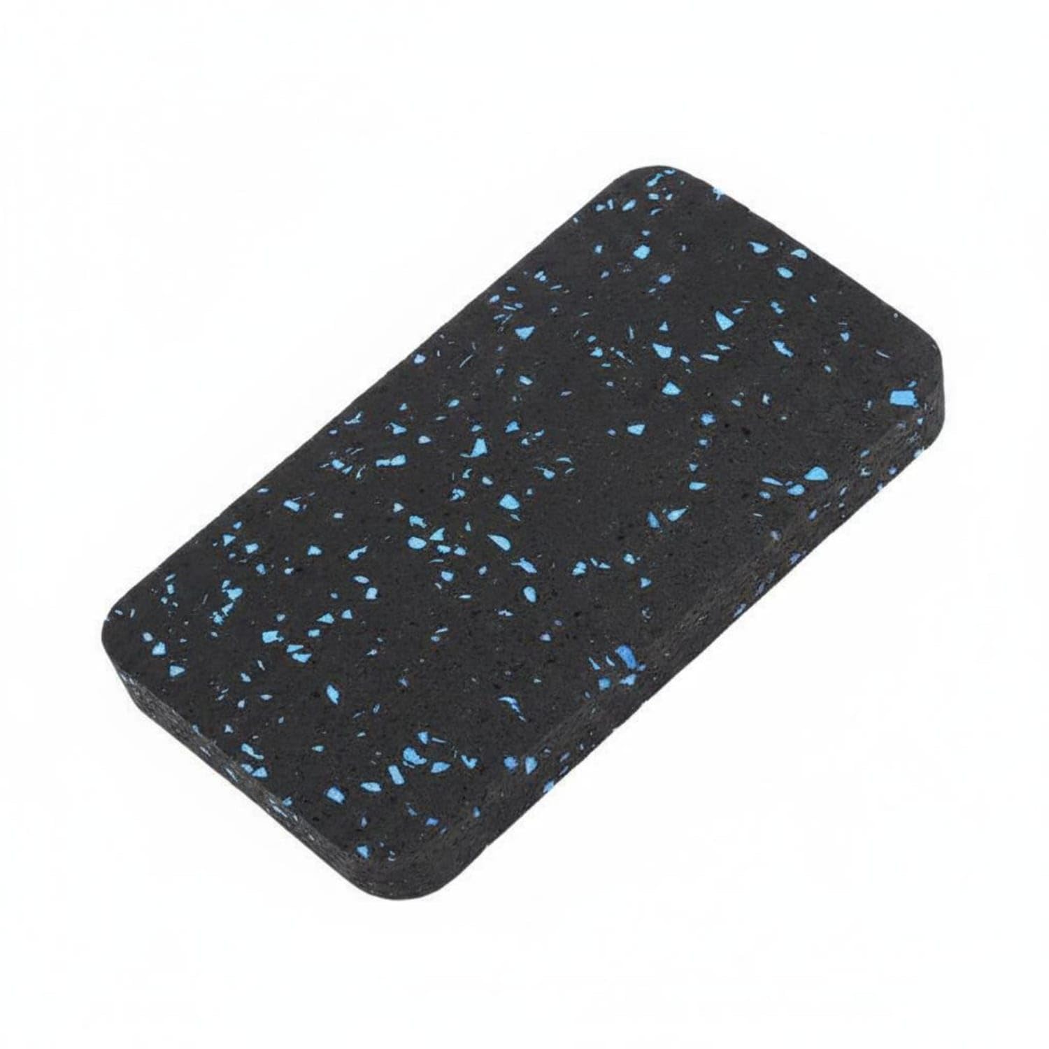 Blue Speckles Anti-Vibration Mat Rounded Corners Noise-Reducing Mat Long-Lasting Rubber Shock Absorbing Pad, Blk Blue Speckle a-image-47