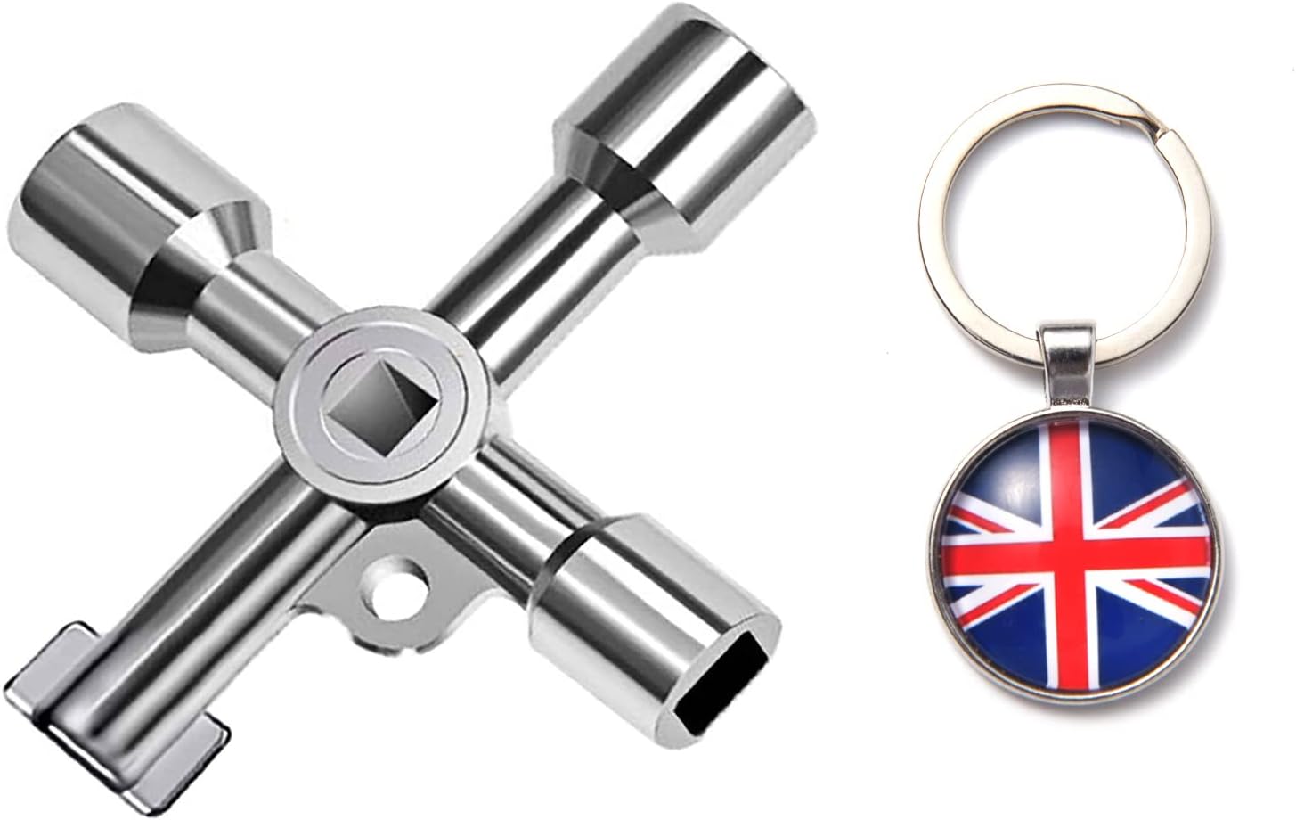 4Way MultiFunctional Utilities Key, Electric Meter Box Key Radiator