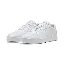 Puma Sneaker Unisex Court Classic Street, Puma Bianco Puma Bianco Freddo Grigio Scuro, 39 EU
