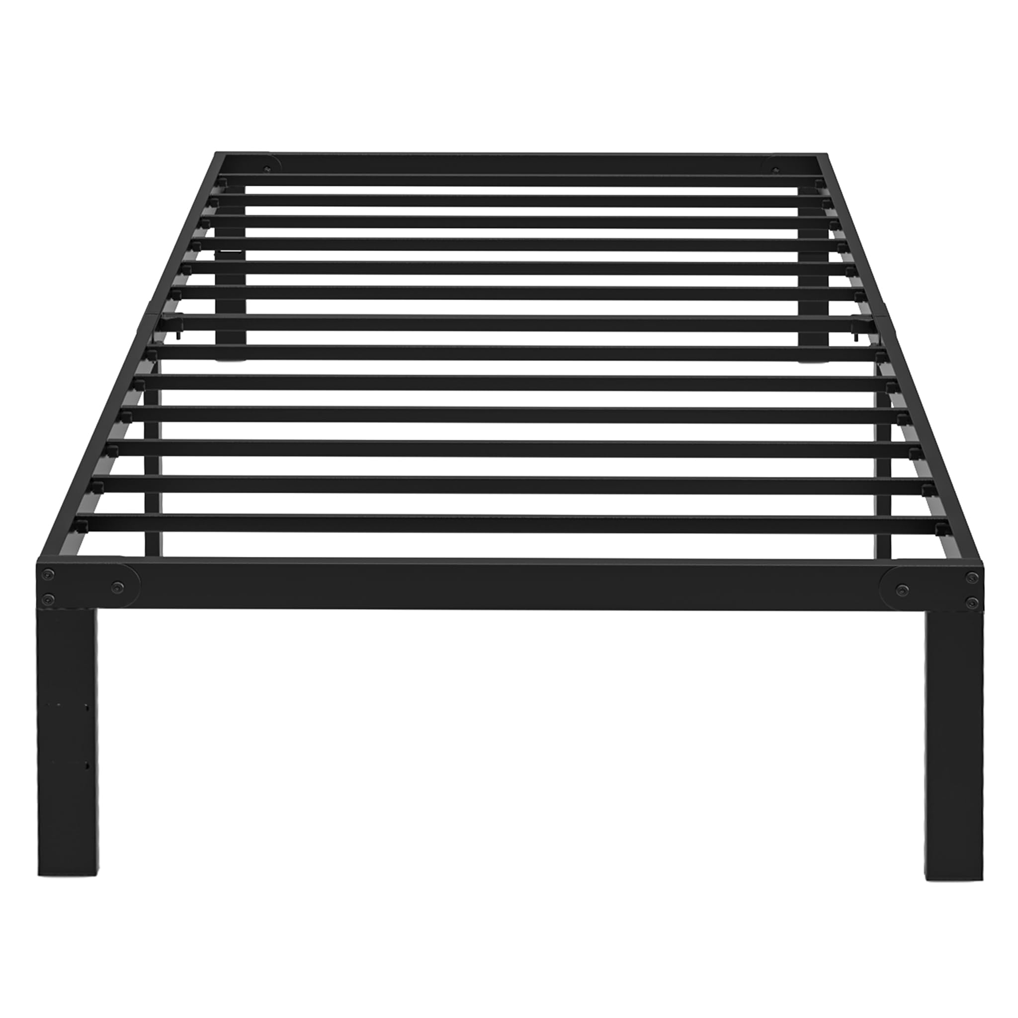 Simple Deluxe Twin Size Bed Frame 14 Inch Platform