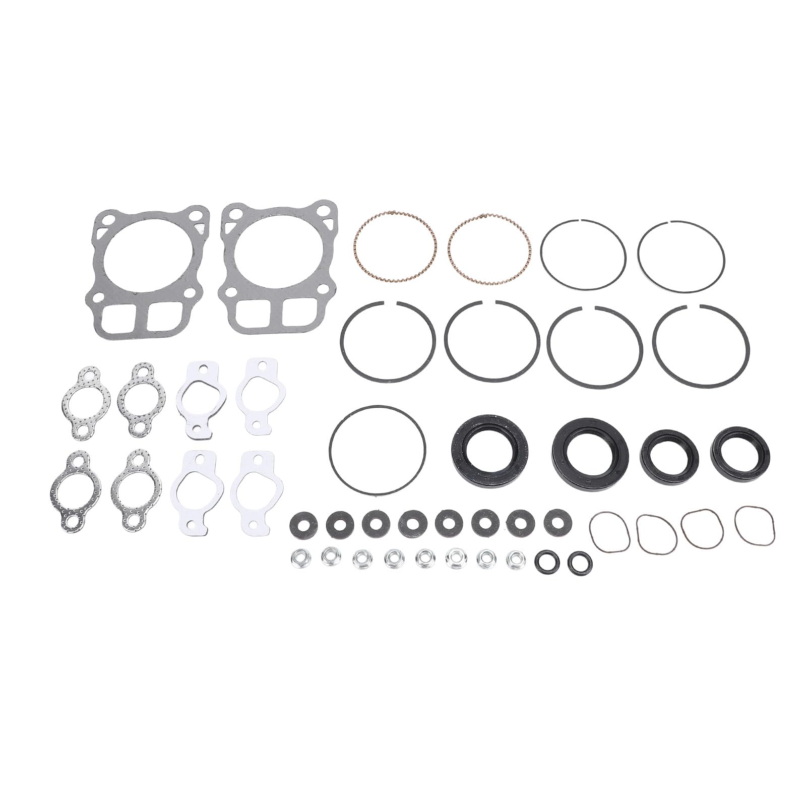 Kit de Reparación de Motores, Accesorios para Cortacésped, Juego de Juntas de Anillos de Pistones de Aleación de Aluminio, Herramienta de Reparación de Revisión, Kit de Motor de