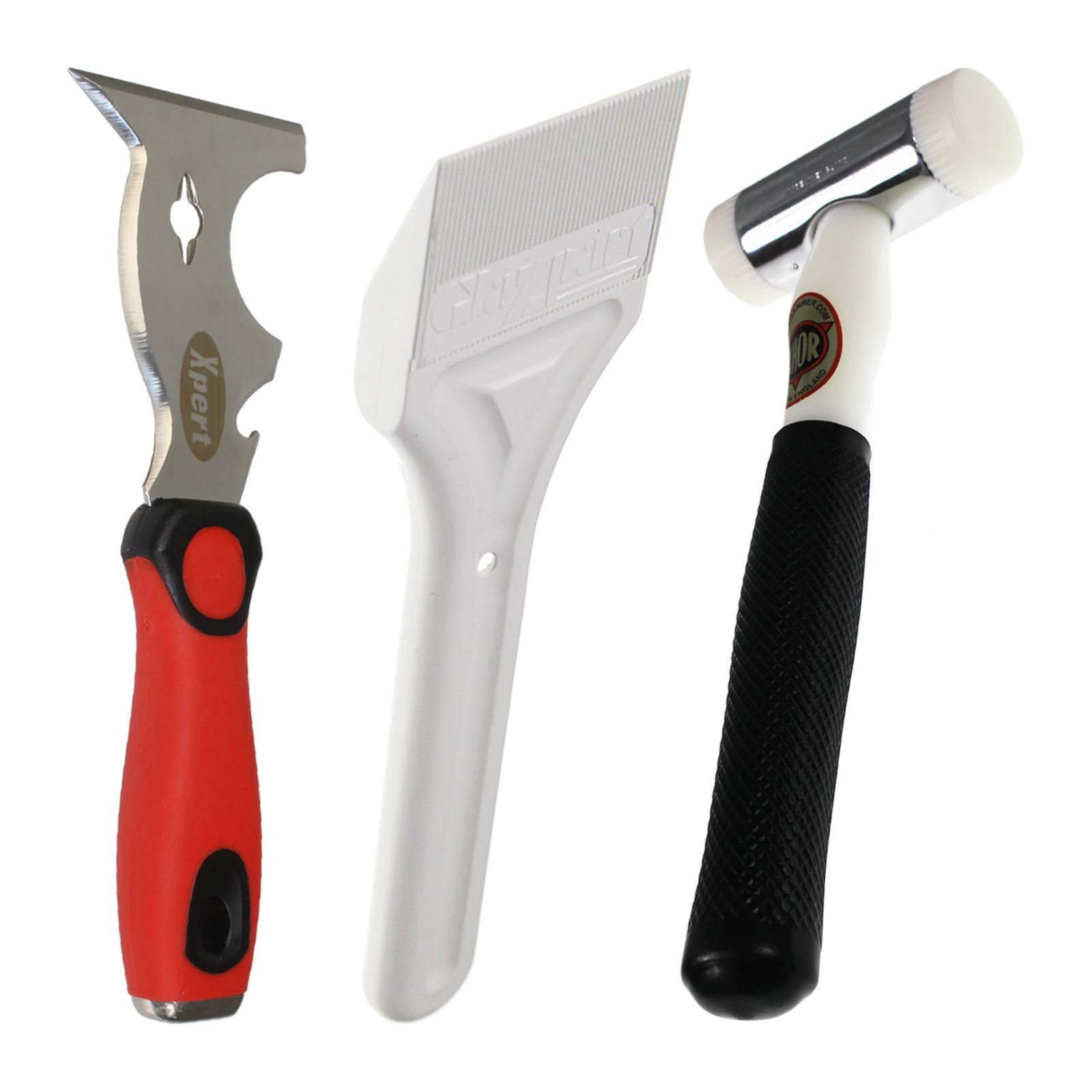 Xpert-60 Chrome Thor 712 38Mm Nylon Nylon Hammer & Paddle Plus Multi-Function Shear Glazing/Delglazing Upvc Window/Door Tool Kit