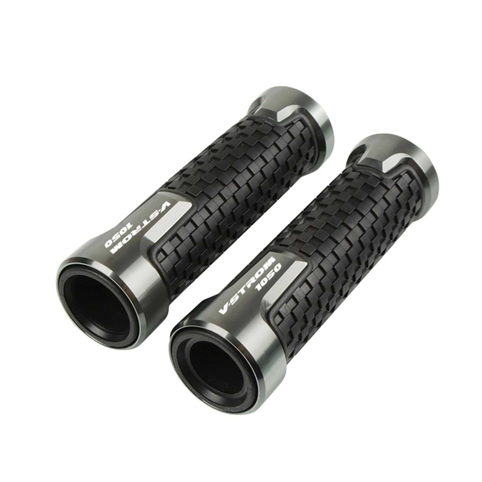 PUCIO para Suzuki VSTROM1050 V-Strom VStrom 1050 22MM Manillar Empuñaduras De Goma Manillar Tapa De Extremo De Barra (Color : Grey Sets, Size : Normalcy)