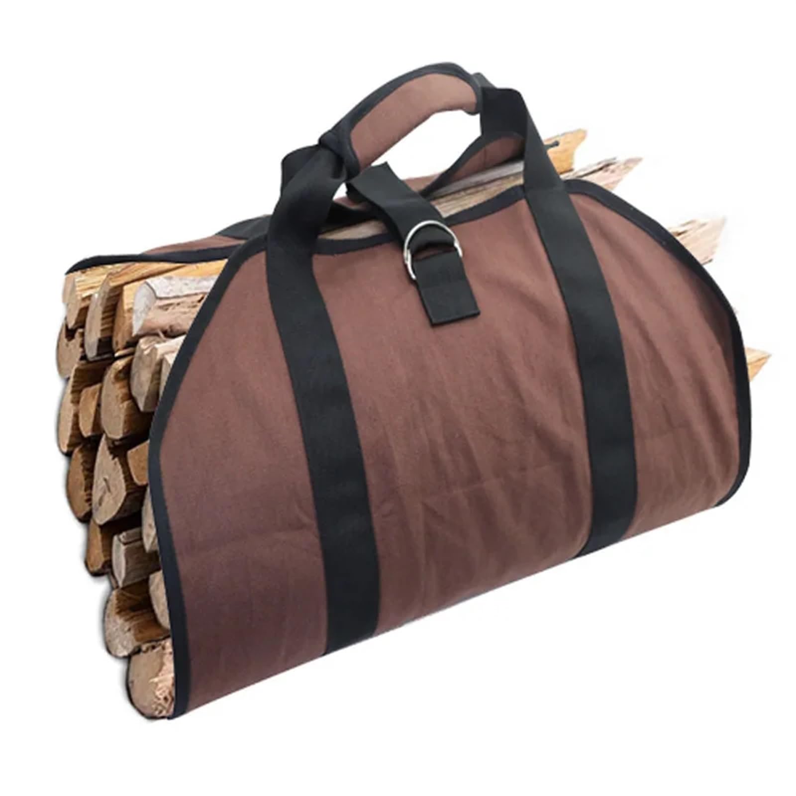 VAYEODEYU Firewood Storage Bag Multicolor Camping Barbecue(Beige)
