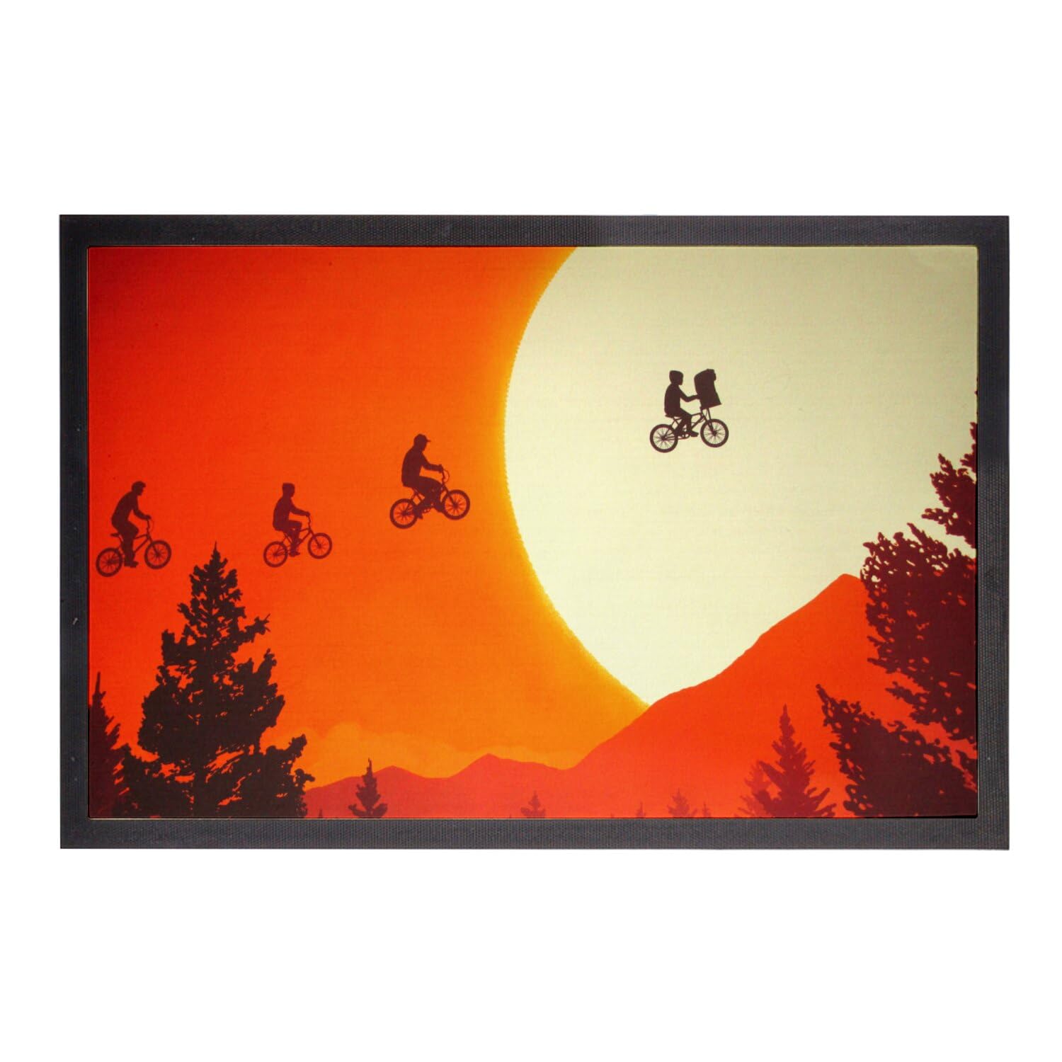 Tapis de porte E.T. film 80's paillasson science fiction déco salon geek