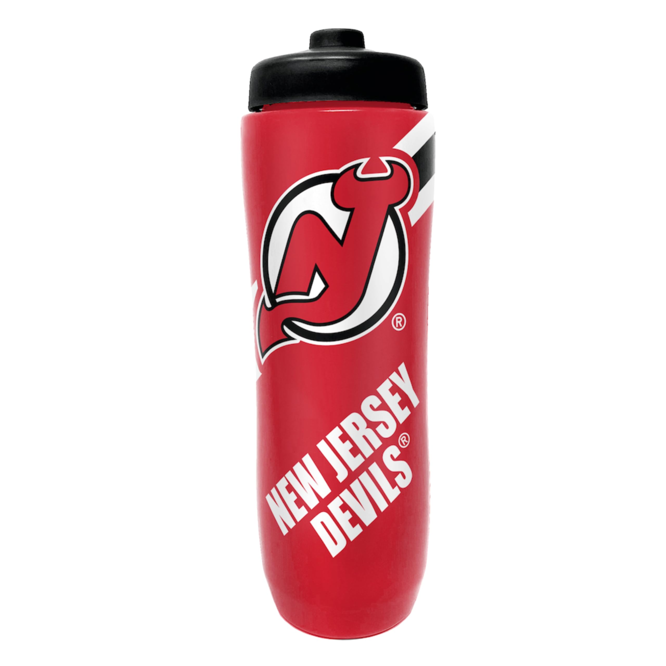 Party Animal NHL Hockey Squeeze Bottle, 32 oz, New Jersey Devils