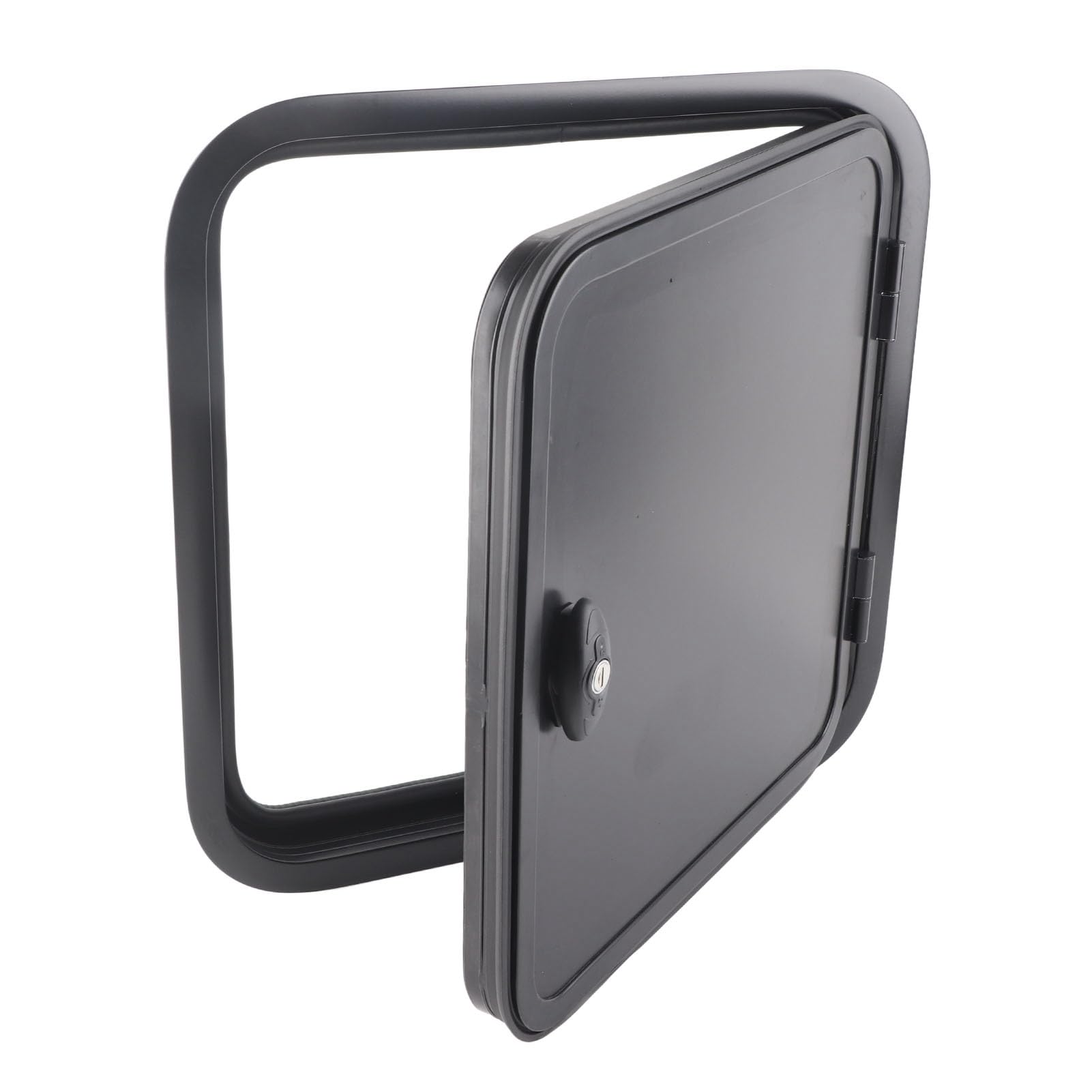 Porta Bagaglio Camper, Chiusura Porta Vano Rimorchio Resistente Ai Raggi UV, Angolo Arrotondato Quadrato Serrature Vano Bagagli Nere Accesso Di Stoccaggio Per Camper Motor Caravan